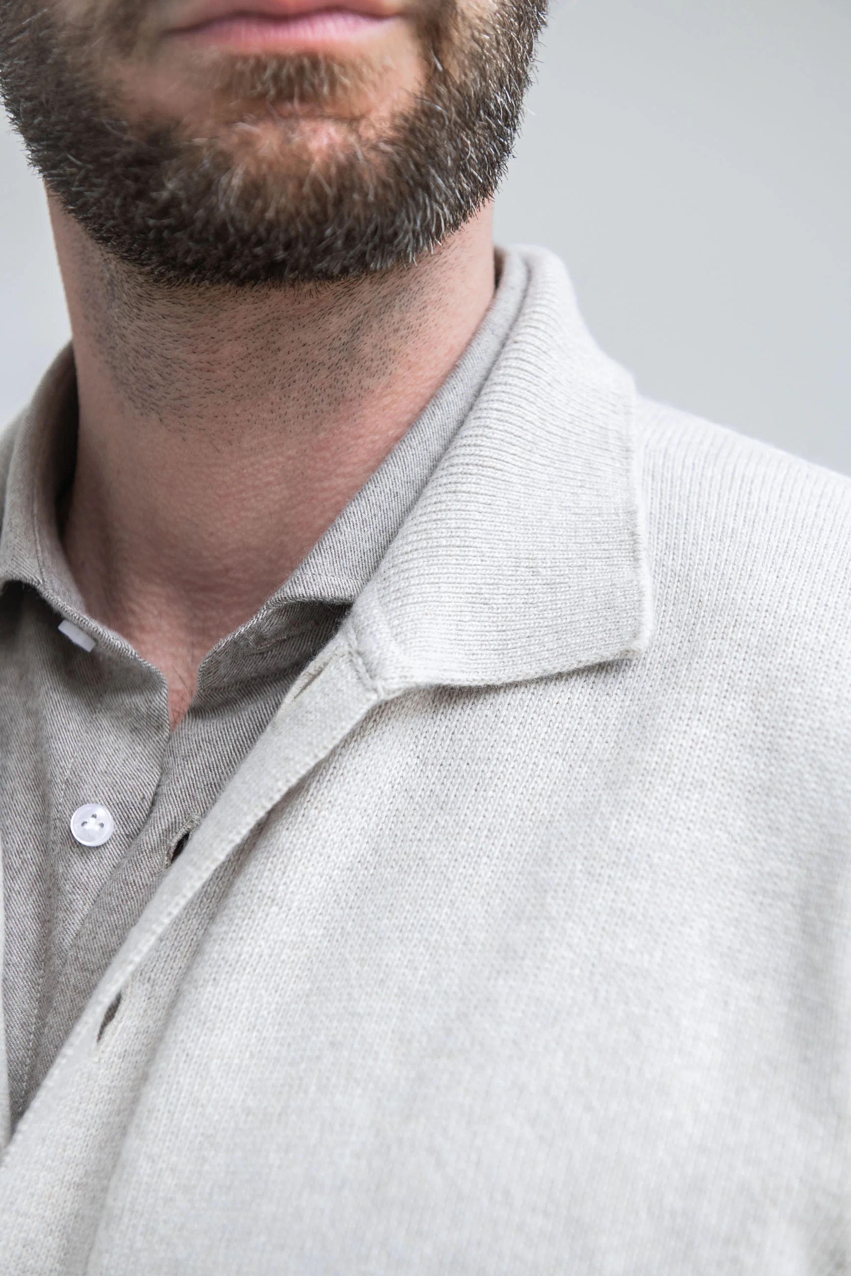 Beige Cardigan – Made in Italy - Image 3