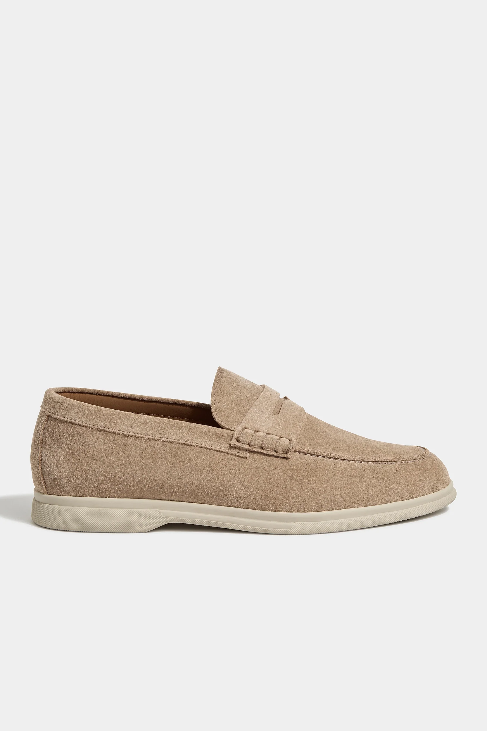 Beige penny loafers - Made in Italy - Image 4