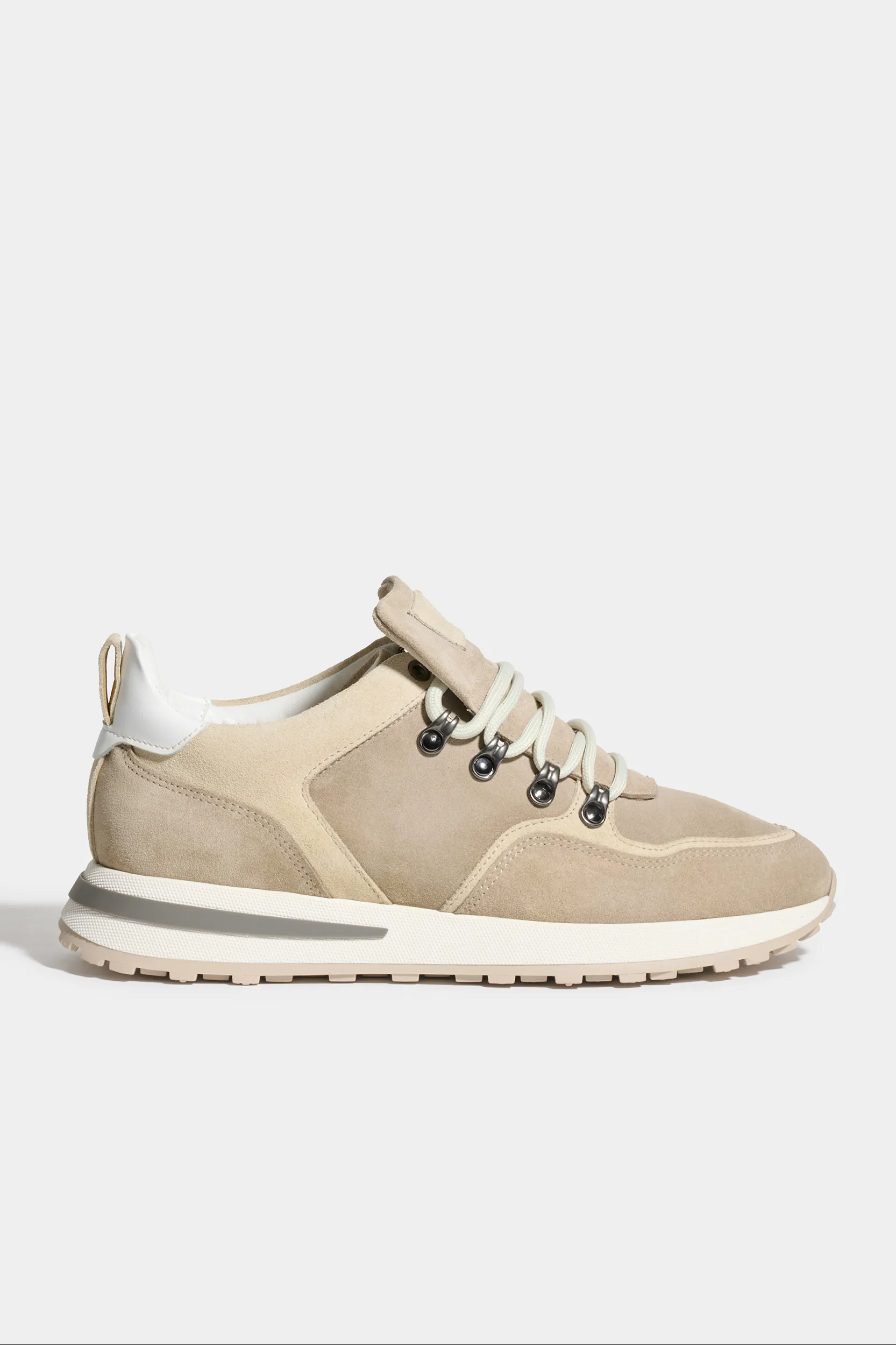 Beige trail sneakers - Made in Italy - Image 4