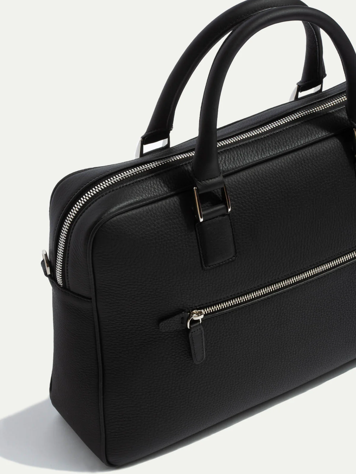Black leather briefcase - Made in Italy - Image 5