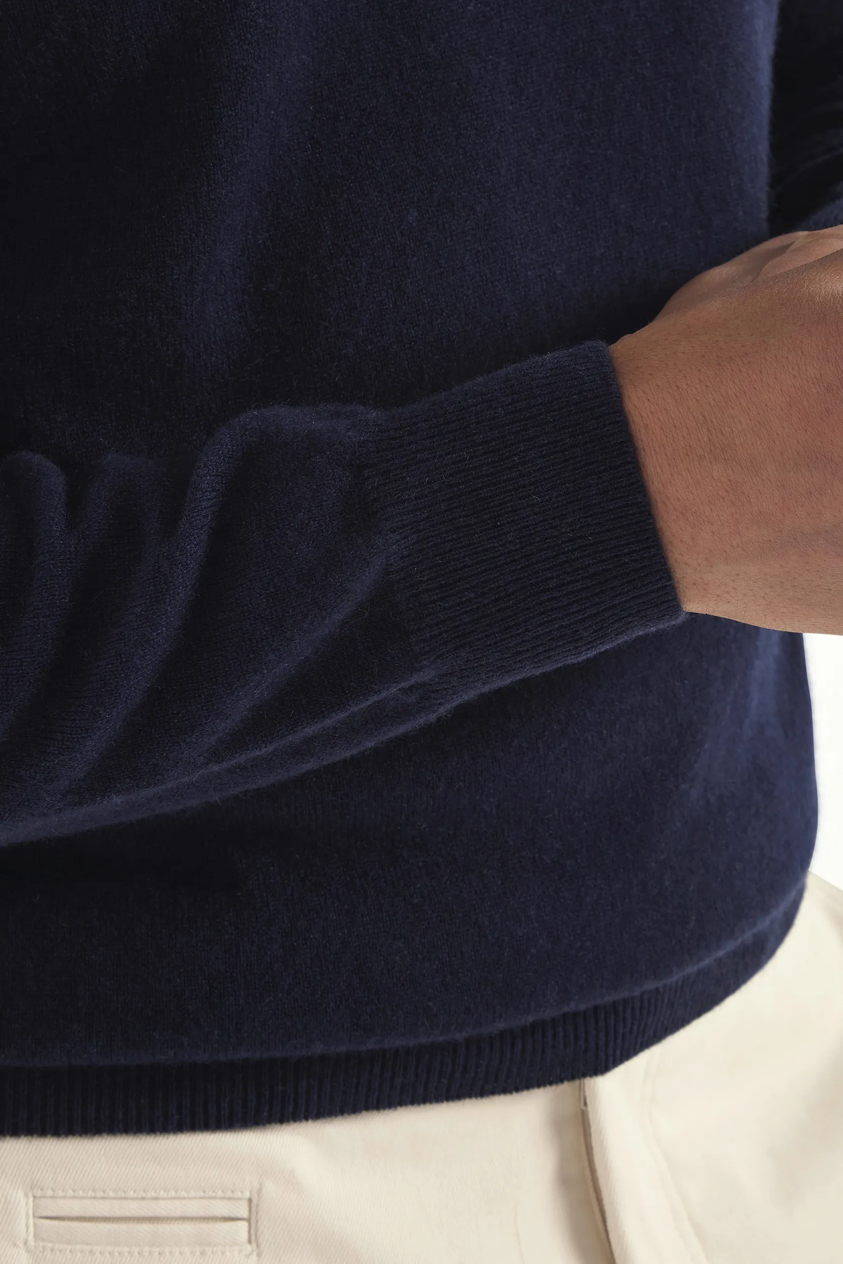 Blue cashmere turtleneck – Made in italy - Image 4