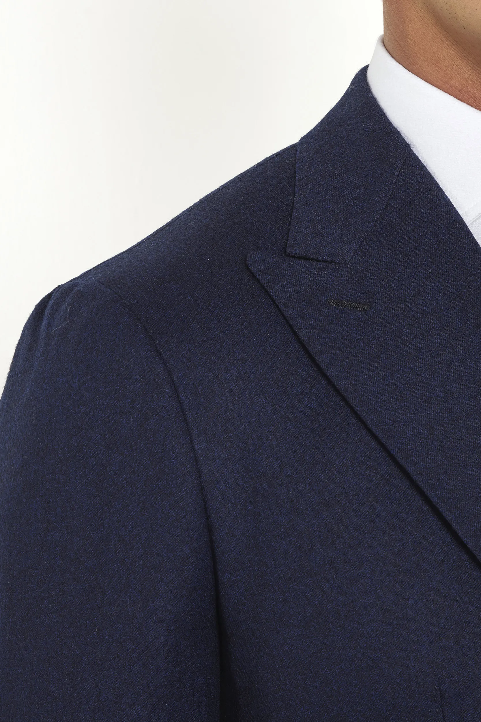 Blue flannel double breasted jacket - Made in Italy - Image 4