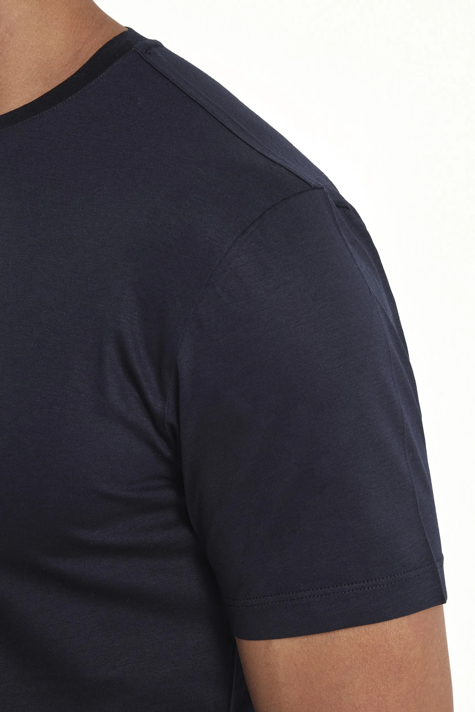 Blue jersey t-shirt - Made in Italy - Image 2