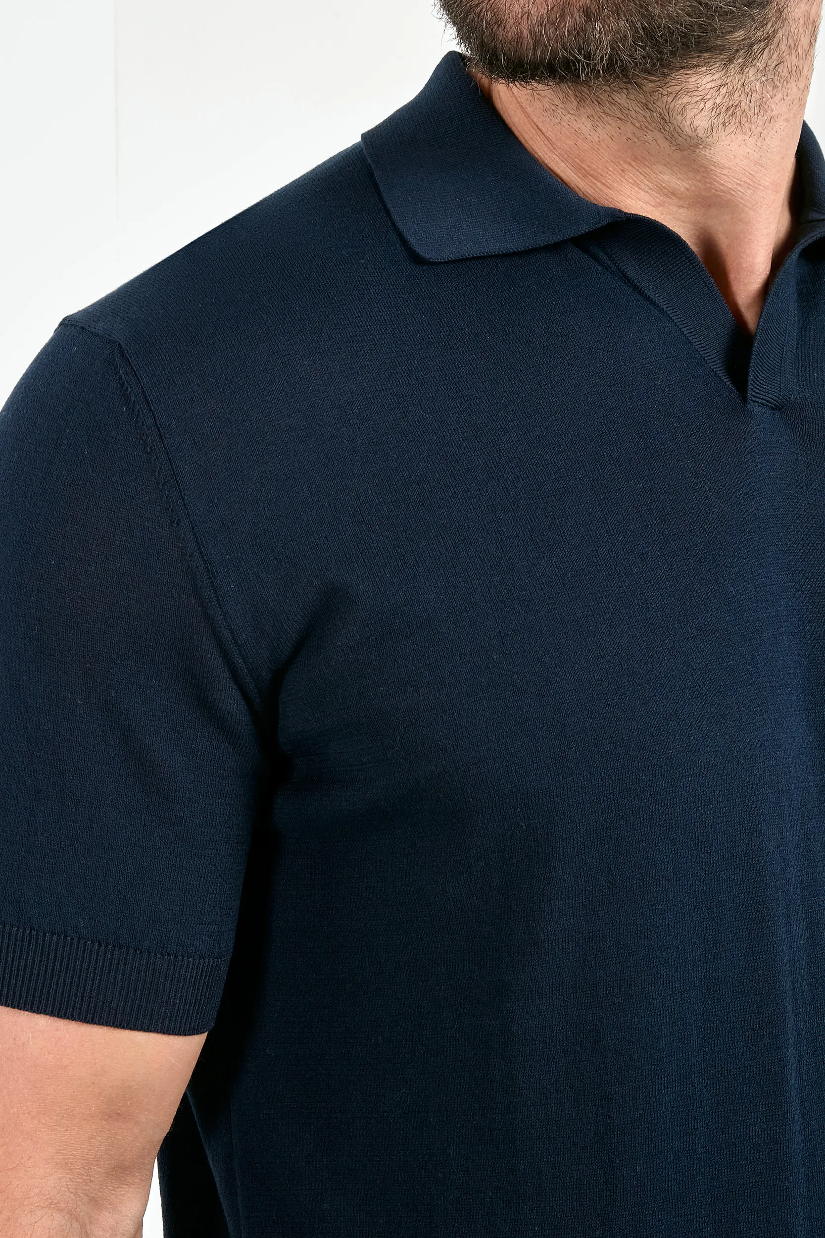 Blue polo - Made in Italy - Image 4