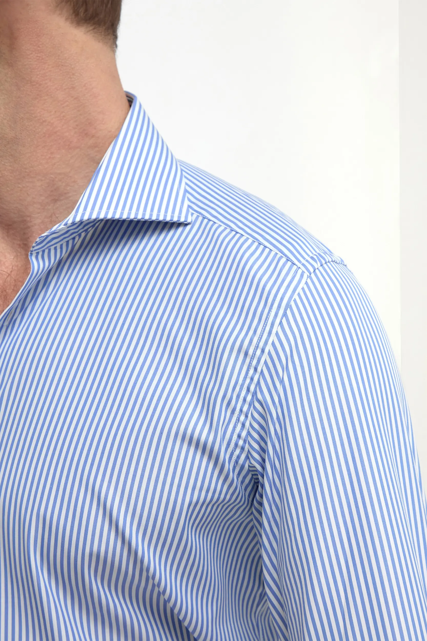 Blue Striped Shirt - Made in Italy - Image 2