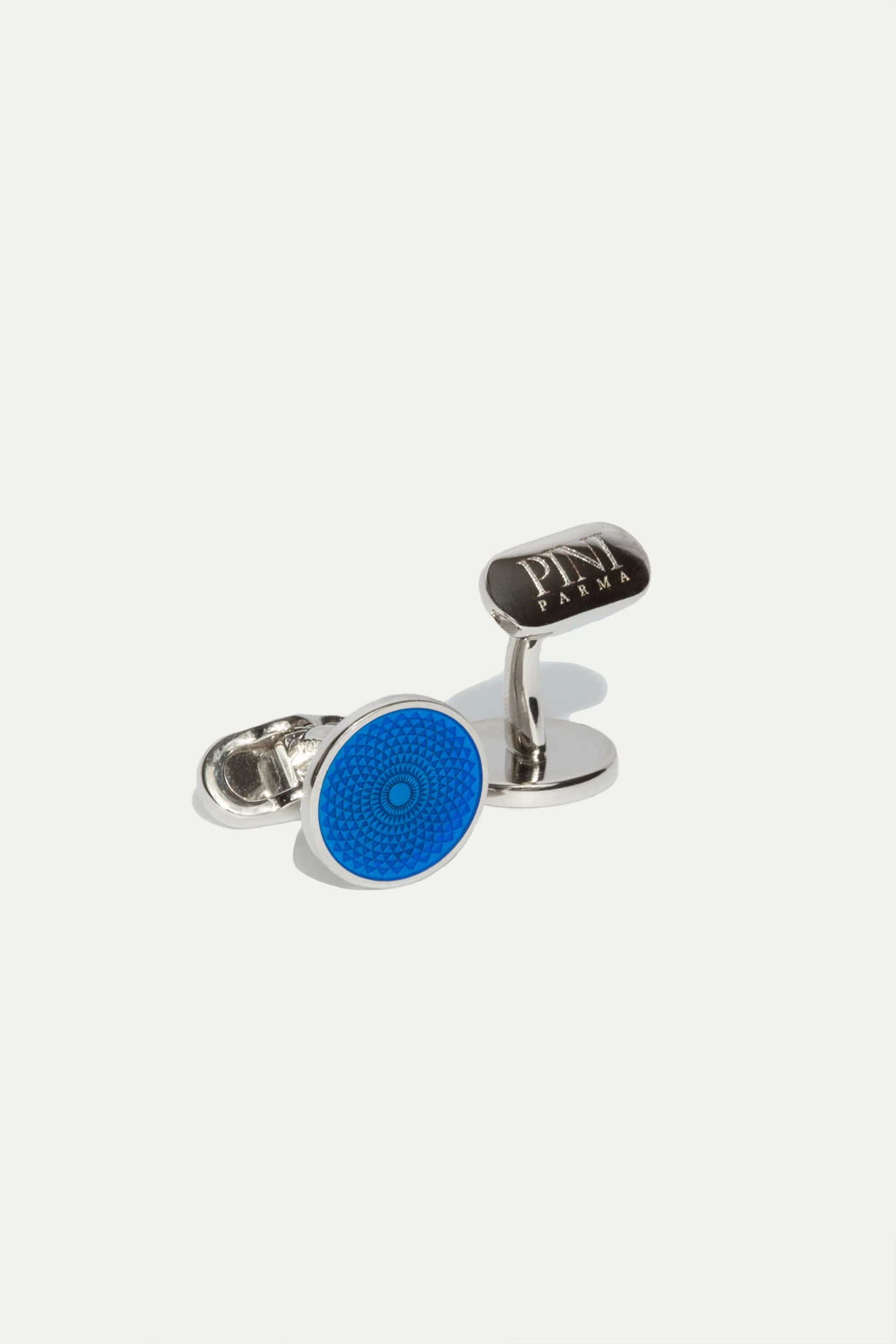 Light blue cufflinks - Made in Italy - Image 3