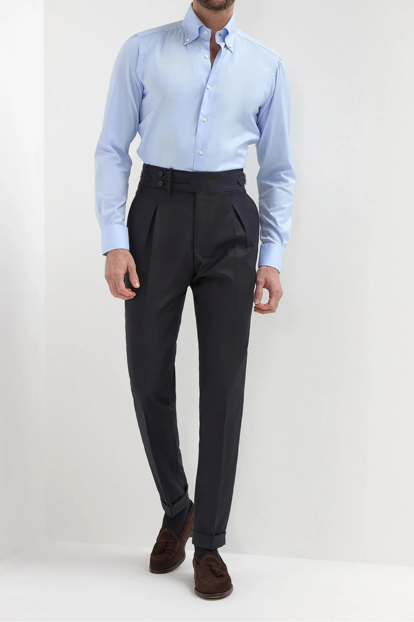Button down light blue shirt ”Sartoriale collection” - Made In Italy - Image 4
