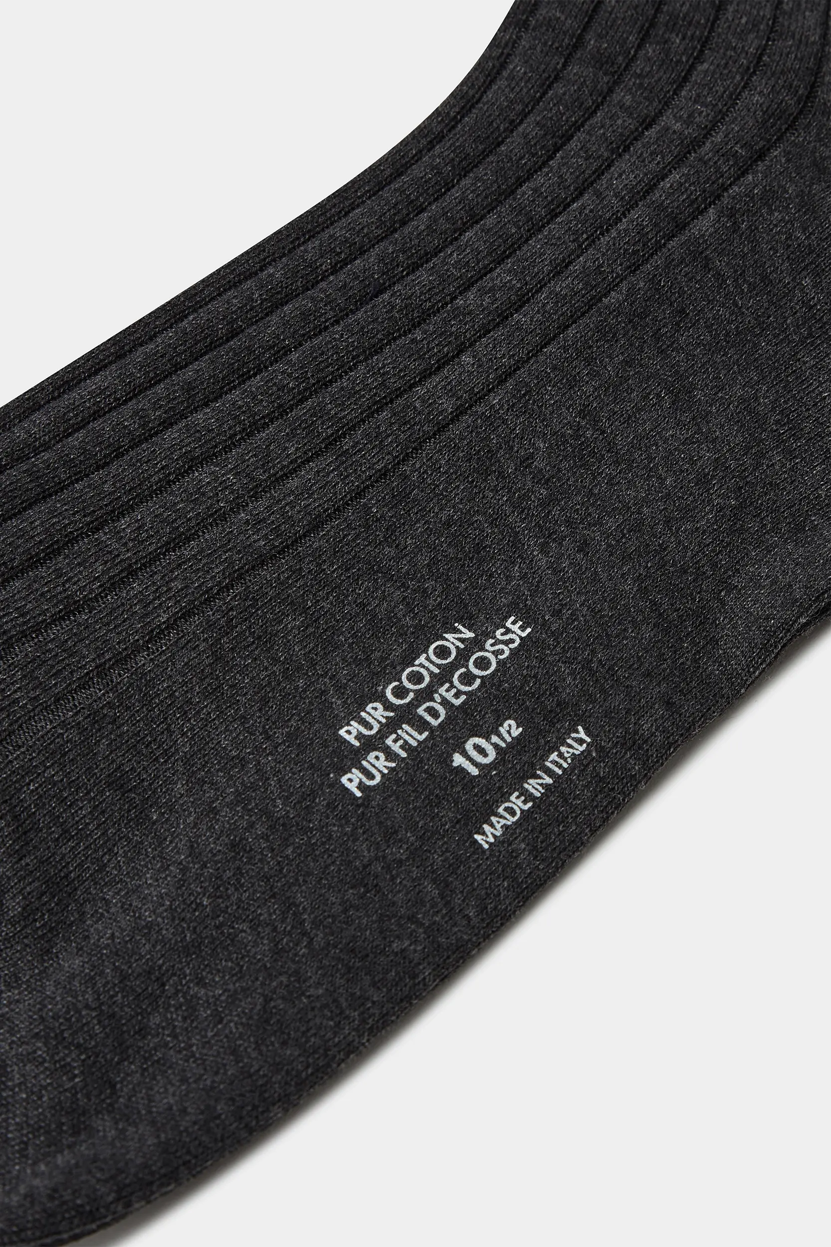 Grey short socks - Made in Italy - Image 2