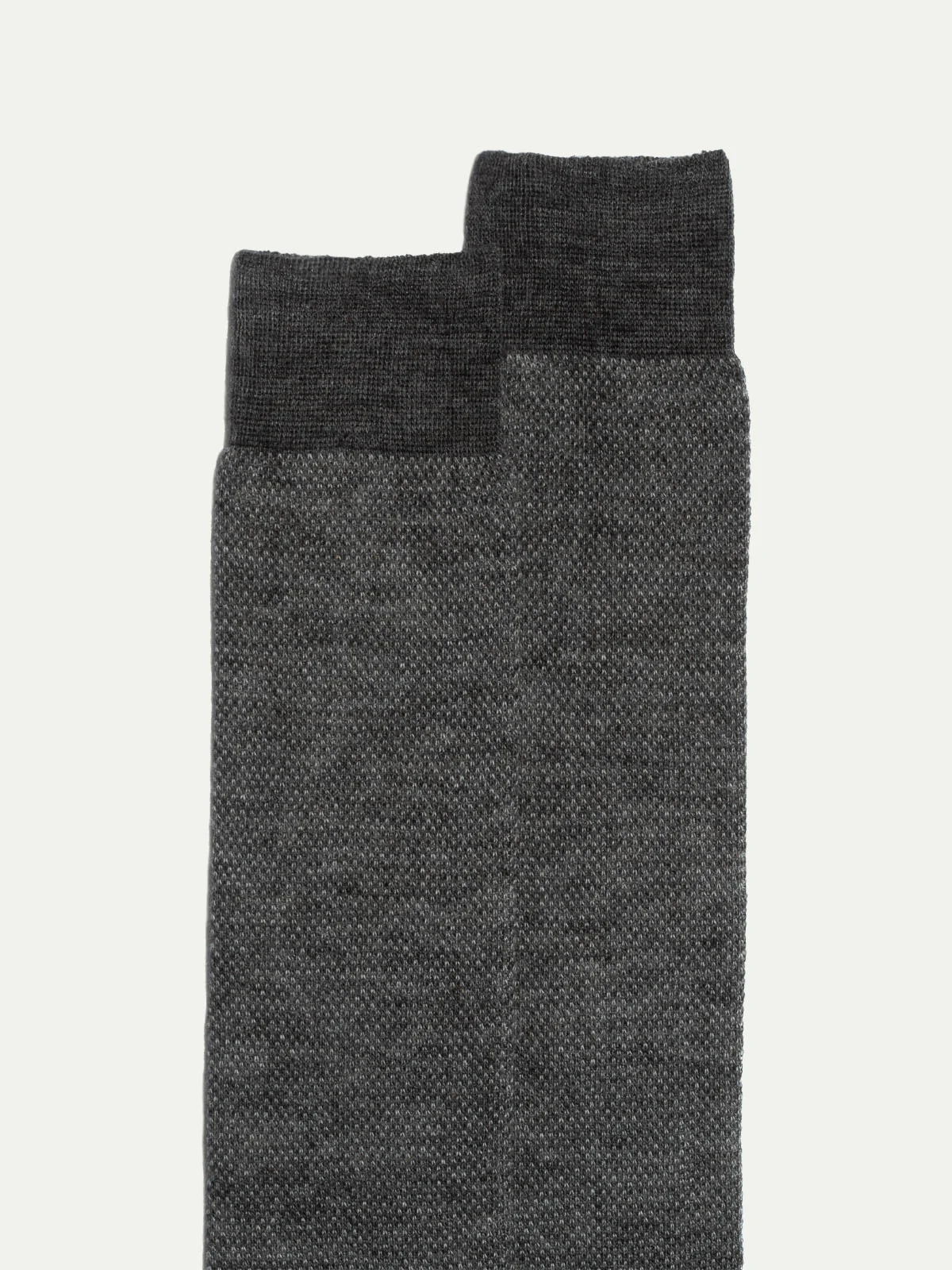 Grey micro fancy short socks - Made in Italy - Image 3
