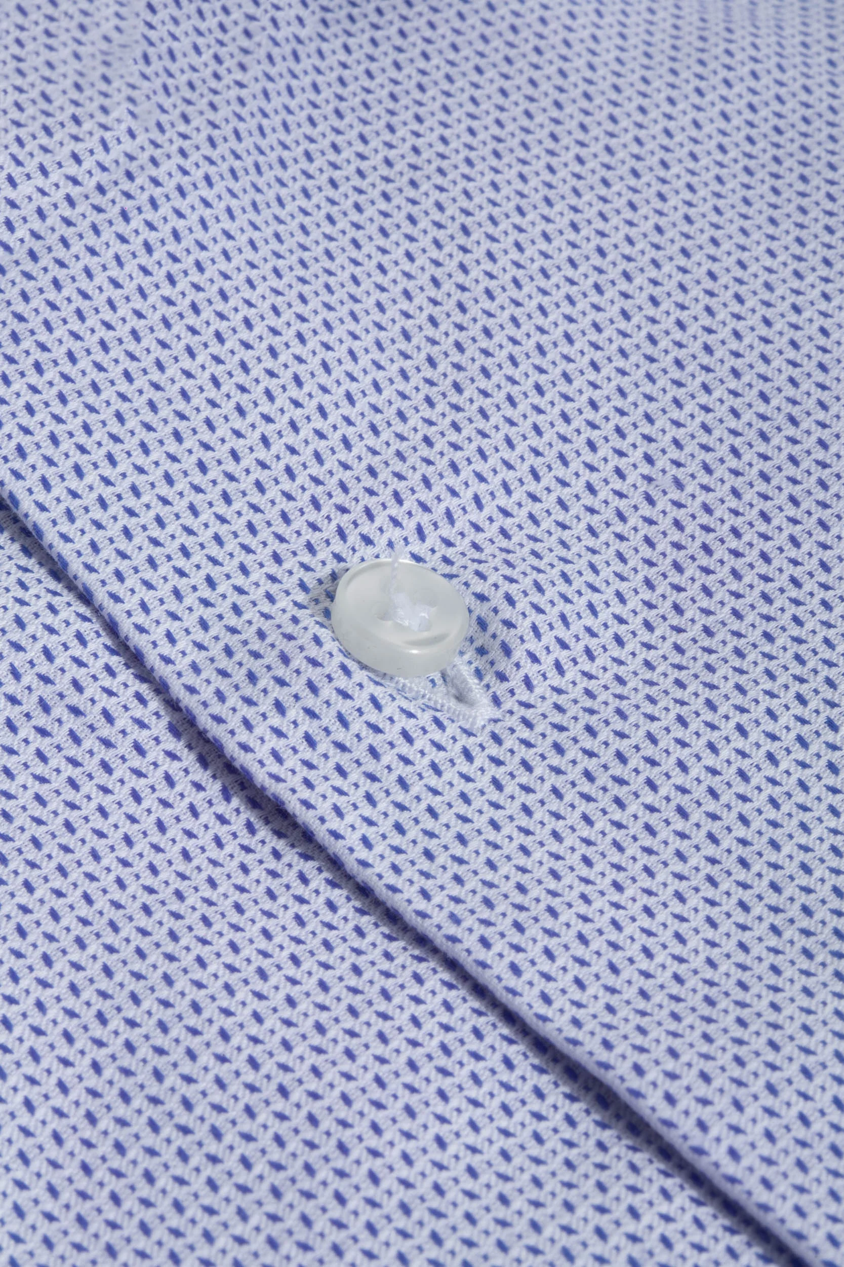 Light blue textured shirt - Made In Italy - Image 3