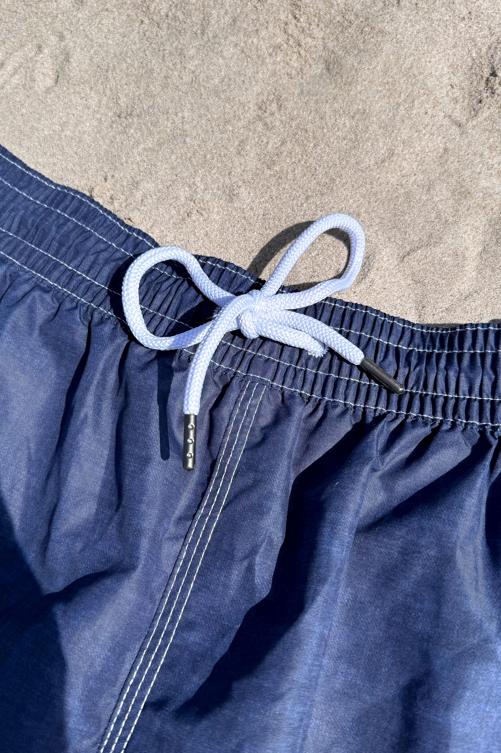Navy blue swim shorts - Made in Italy - Image 3