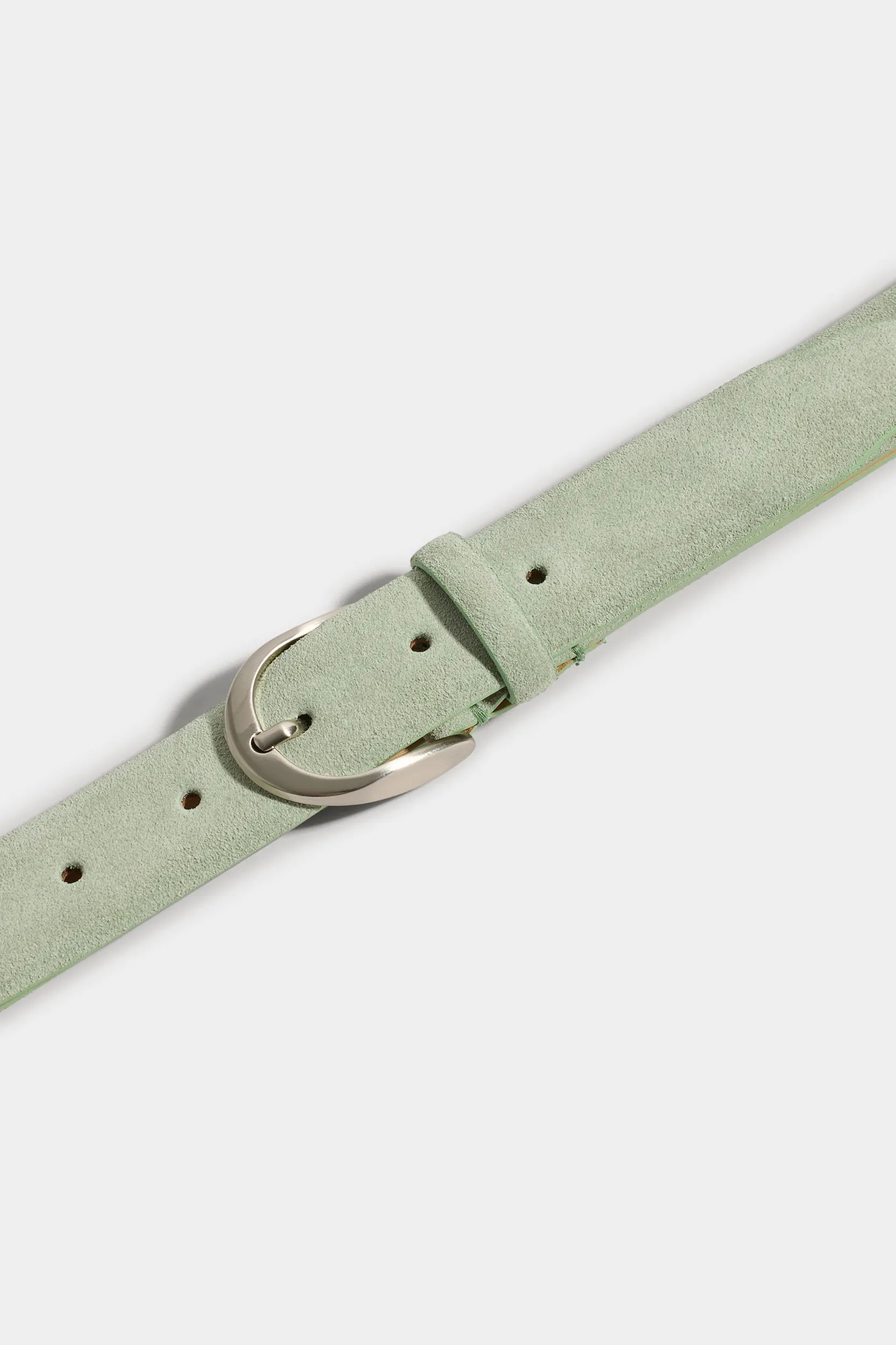 Sage suede belt - Made in Italy - Image 3