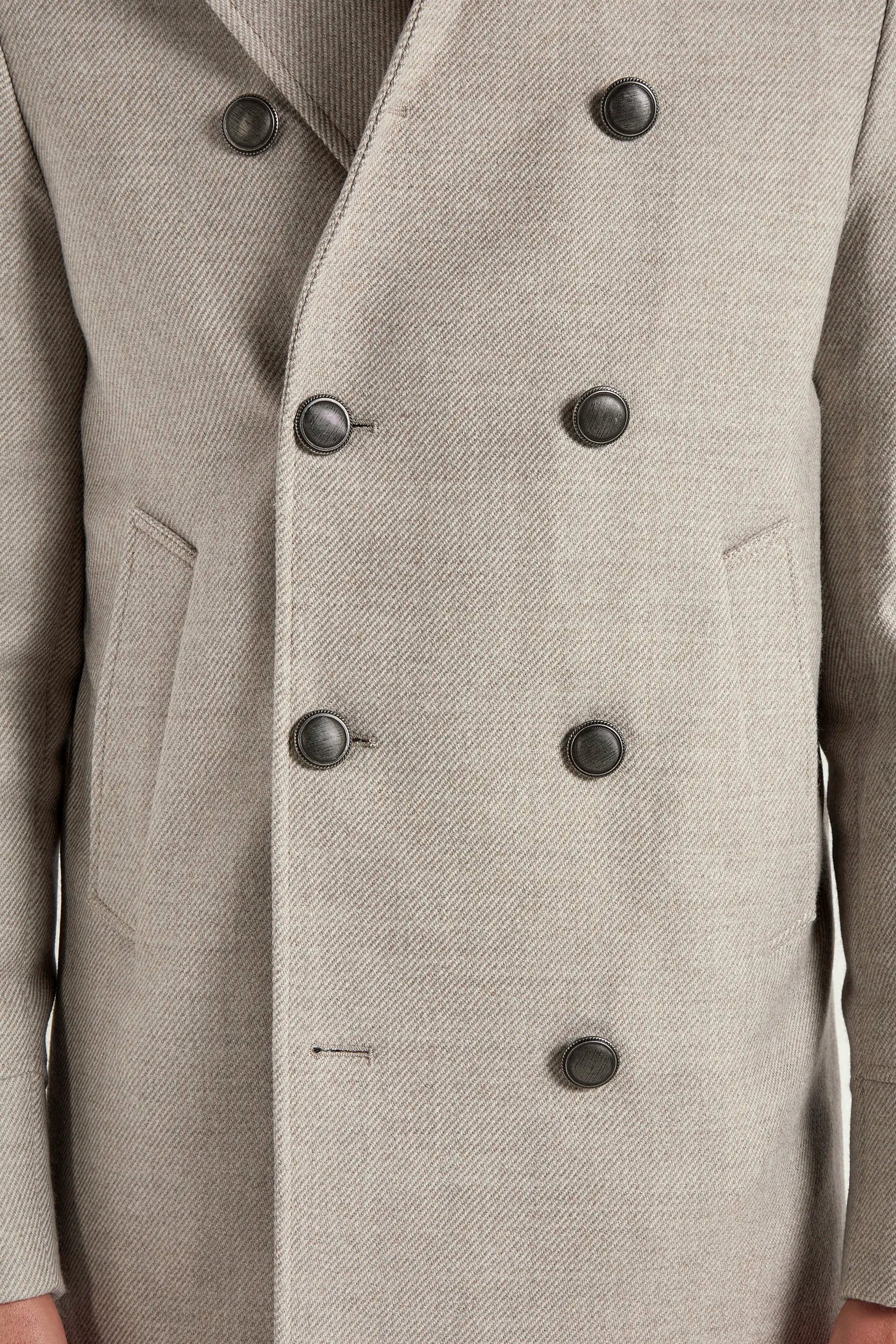 Sand peacoat - Made in Italy - Image 3