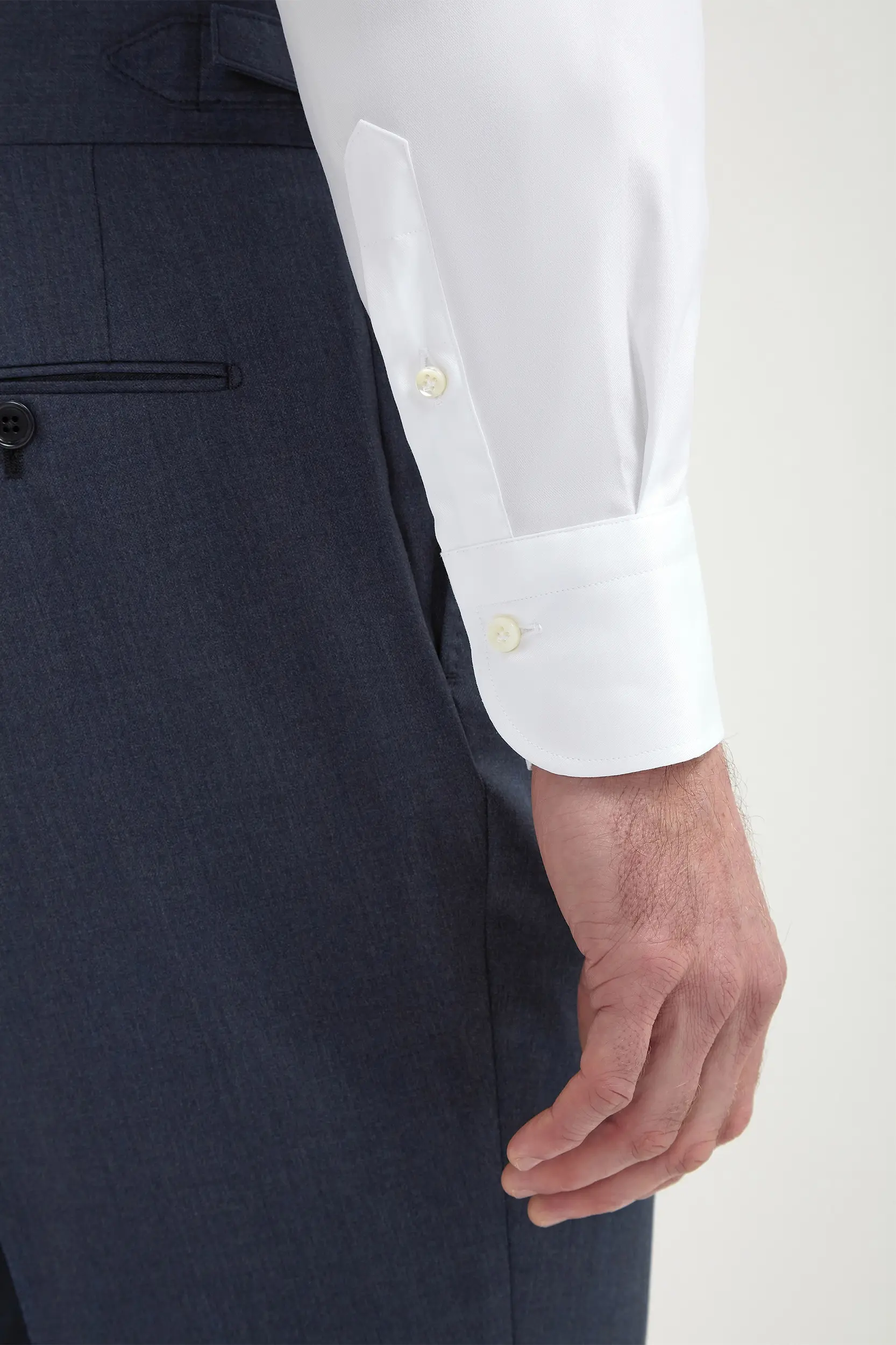 White Shirt ”Sartoriale collection”- Made In Italy - Image 4