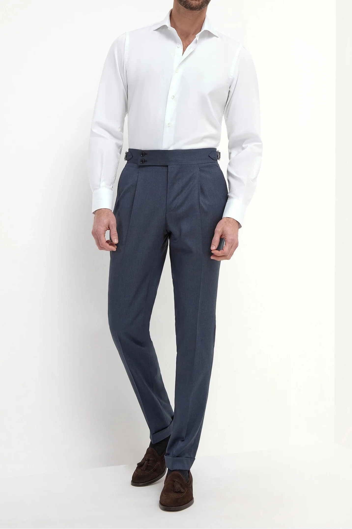 White Shirt ”Sartoriale collection”- Made In Italy - Image 5