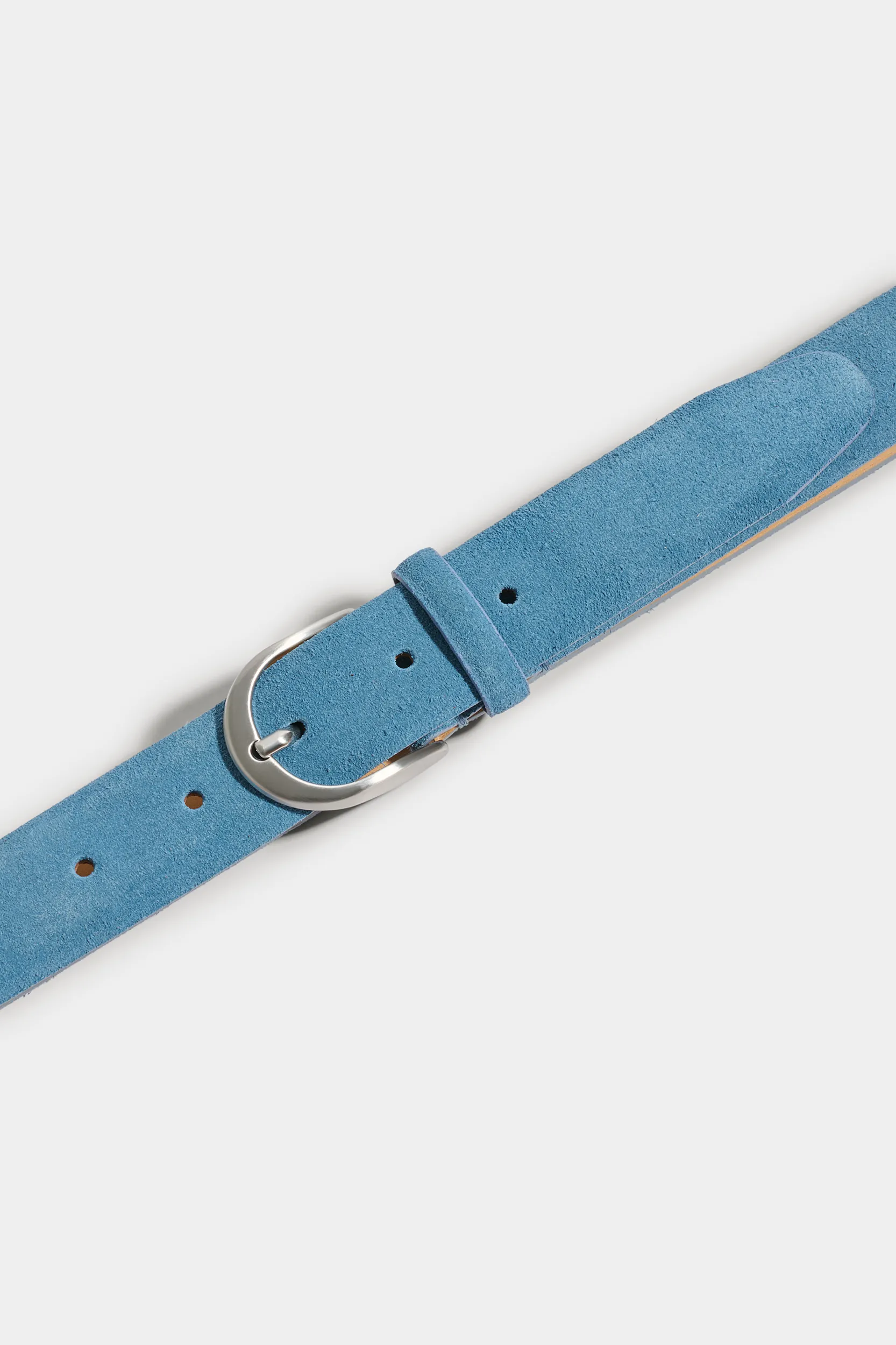 Sky blue suede belt - Made in Italy - Image 3