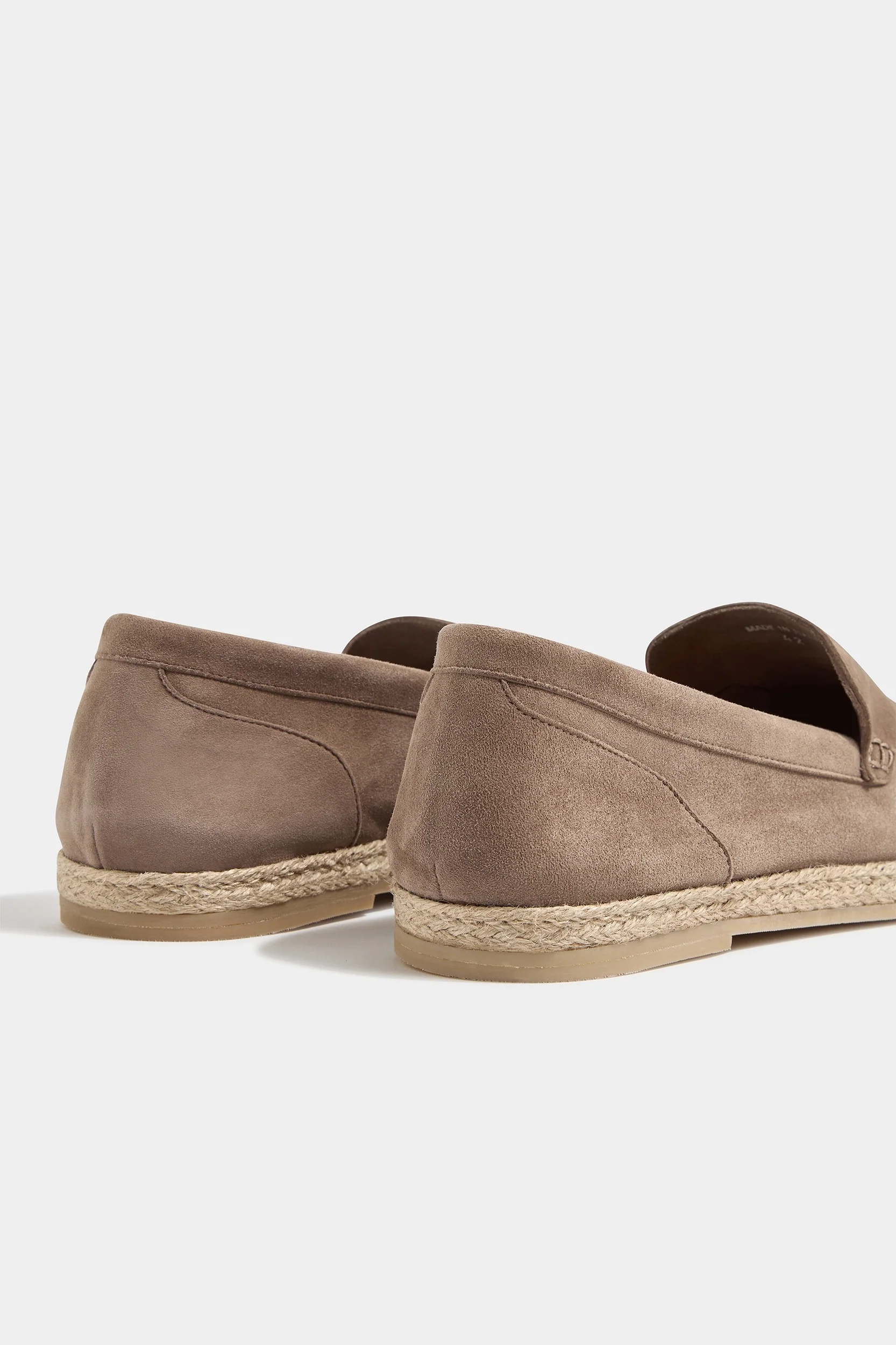 Taupe suede espadrilles - Made In Italy - Image 4