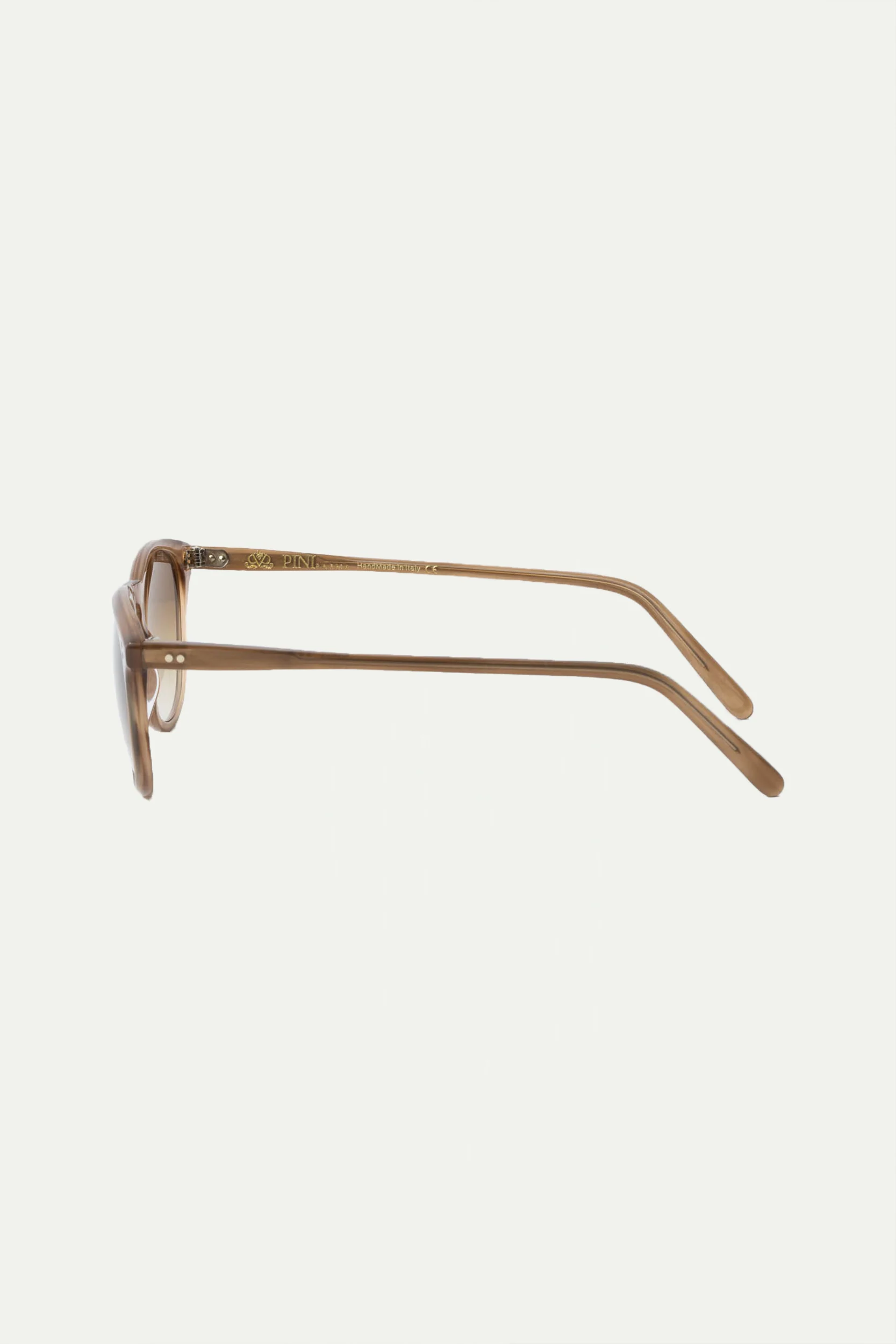Taupe Capri sunglasses - Made in Italy - Image 3