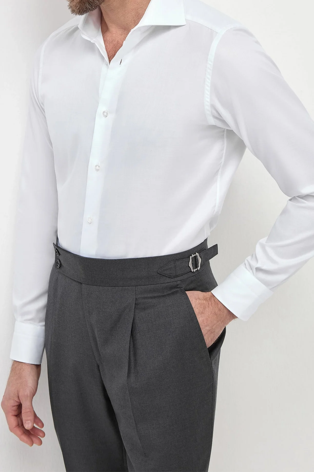 White Shirt - Made In Italy - Image 3