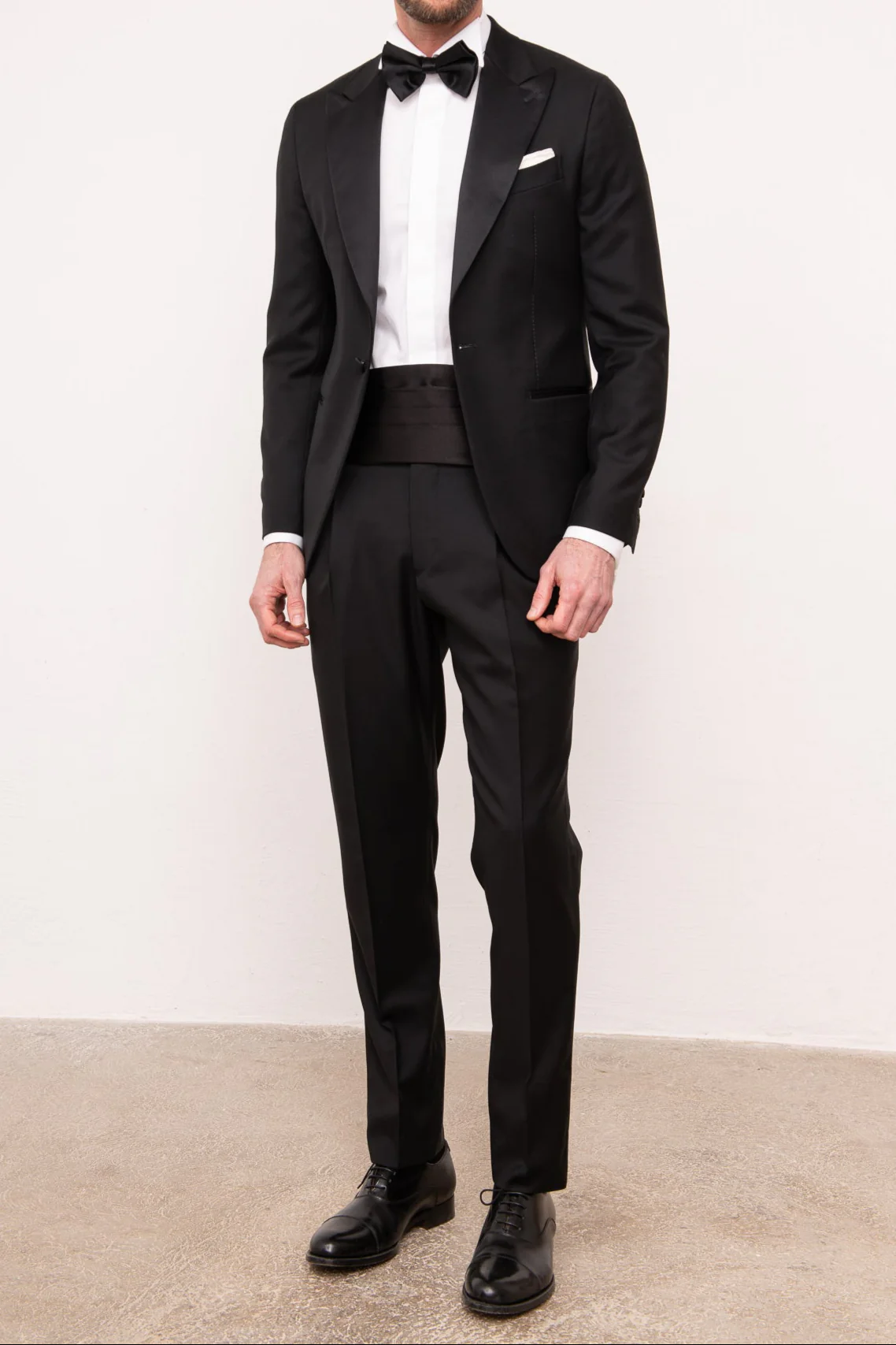 White tuxedo Shirt - Made in Italy - Image 4