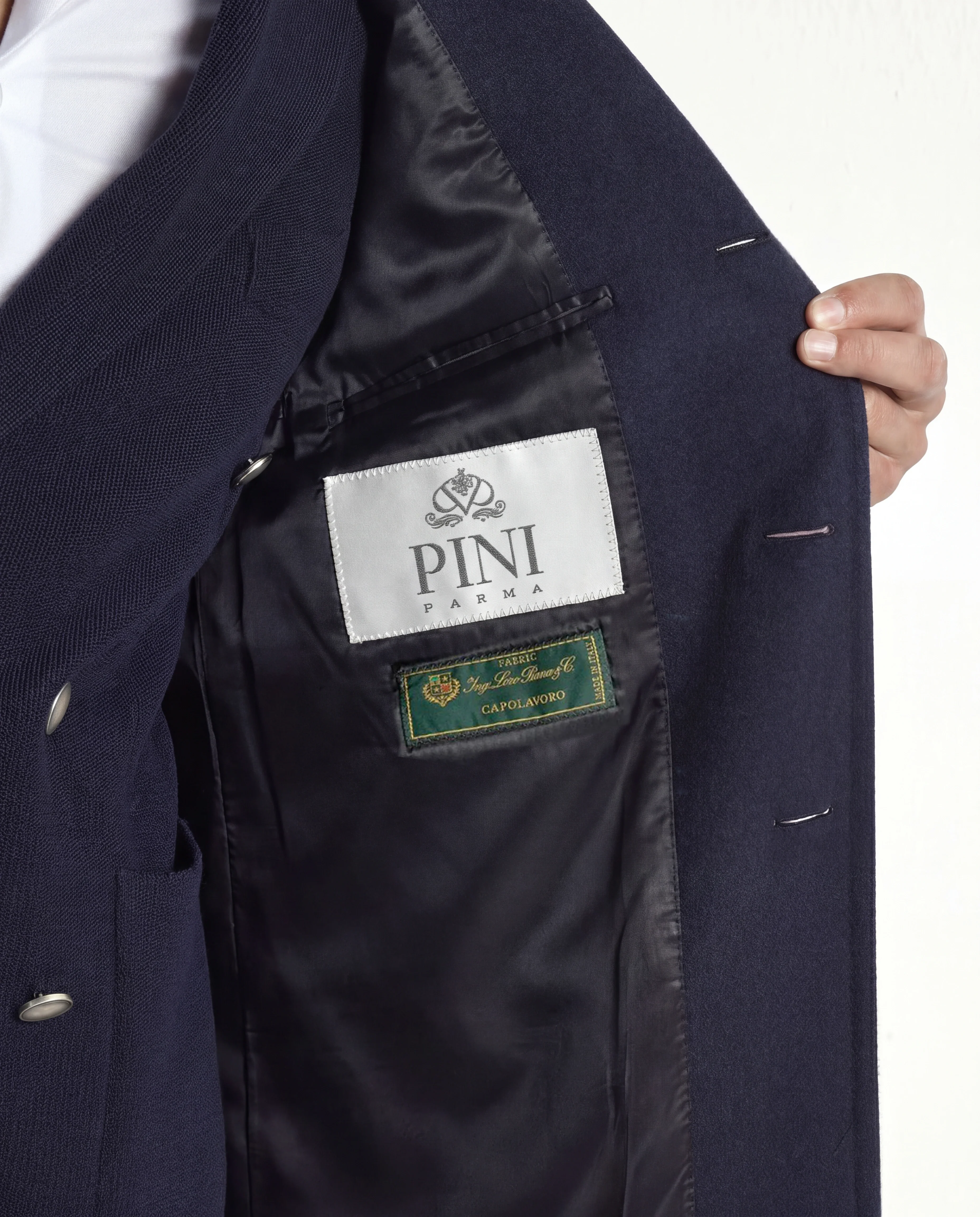Blue overcoat - Made in Italy - Image 2